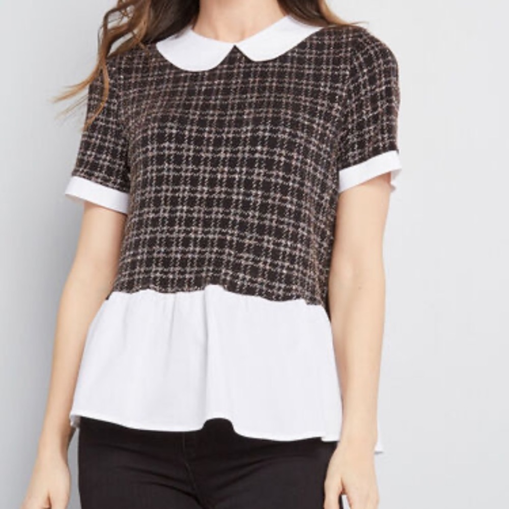 ModCloth Glitzy Situation top